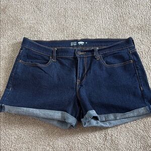Old Navy Blue Jean Shorts with Frayed Hem